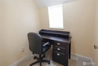 Bonus space upstairs that can be used for office