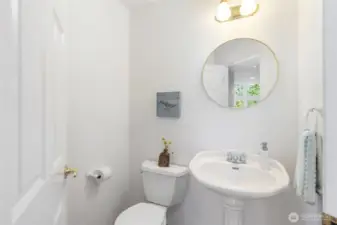 Main floor powder room.