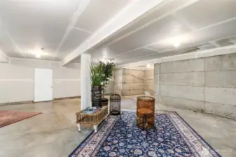 Partially finished 1,268 sq ft basement is ready for your imagination!