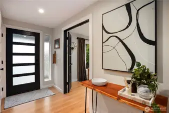 Inviting Bright Entry