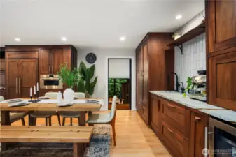 Dining Area Access to Playroom/Sunroom