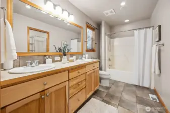 Dual vanity sinks