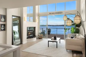 Formal living room on main level