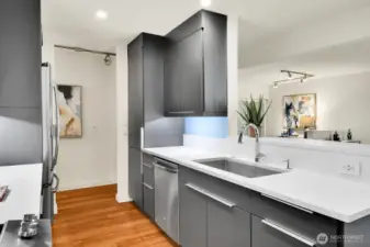 Remodeled Kitchen with Top Tier Stainless Steel Appliances