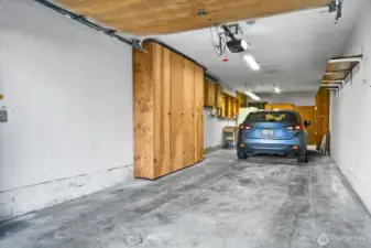 Huge 2-Car Tandem Garage Plus Storage!