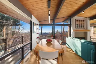 Dine with them in great conversation...