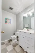 Half bath downstairs