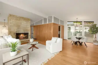 Living room (staged)