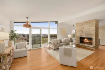 Living room (staged)