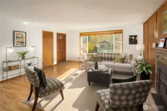 Great light from east facing window with territorial view.