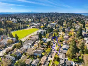 Home is located a few blocks to Fairmount Park.