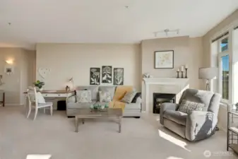 Furniture belonged to the tenant. It's now removed.