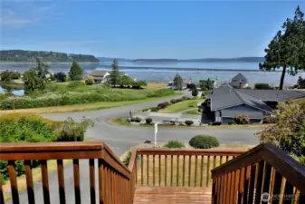Deck with sweeping views.