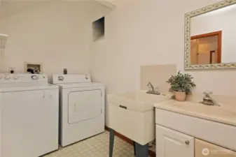 2nd bath with laundry and shower