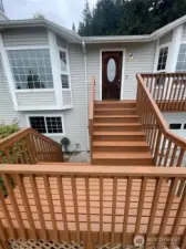 Newly restrained deck as of 7/19.