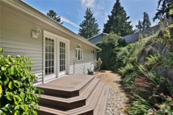 Back yard waiting for your special touches.