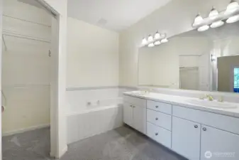 Primary Bathroom with Tub