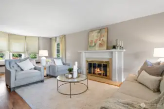 Spacious Living Room allows for a variety or furniture arrangements.
