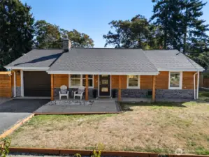 Front of the home has been completely remodeled