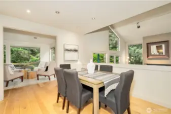Currently a dining area, but make it your own.