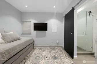 Entry level bedroom.