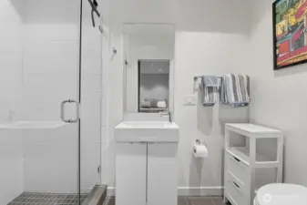 Entry level bath.