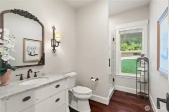 Guest Bathroom off the entry