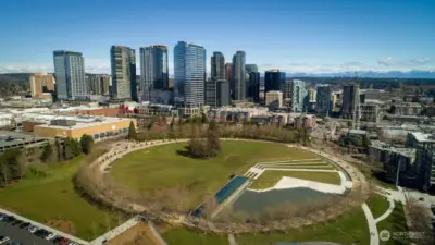 2 bldocks to the stunning French inspired downtown park
