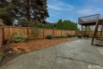 Fully Fenced, Low-Maintenance Backyard