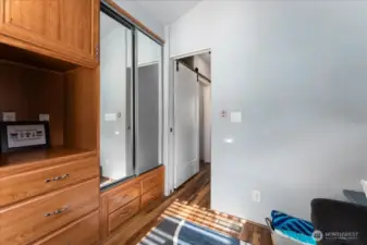 Another view of bedroom #1 with sleepr sofa