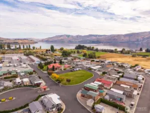 Aerial shot of Vista De Lago