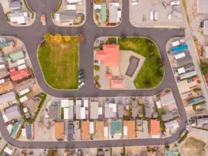 Birds eye view of lot 68