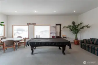 Clubhouse pool room