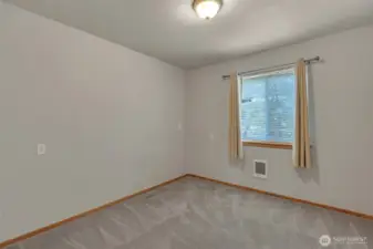 Upstairs bedroom with natural light