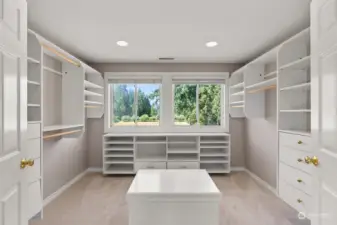 Walk-in Closet #1 in Primary Bed.