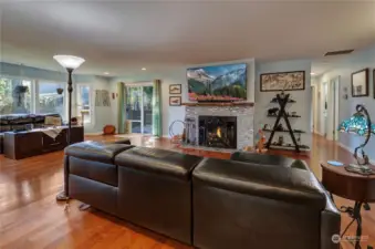 View Of 2nd Living Area From The Kitchen.