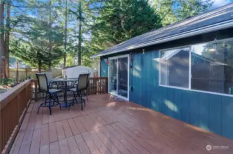 Deck Off The Primary Bedroom And Living Room.