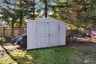 Great Shed For Yard Equipment.