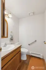 Main floor half bath