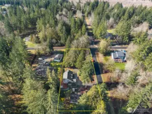 3/4 acre lot size