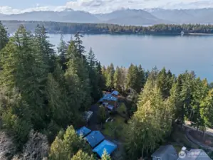 Views of Hood Canal and the Olympic Moiuntains