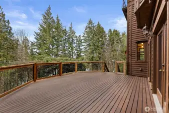 Deck recently re-painted. Rendered Photo
