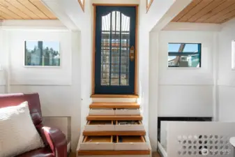 Lots of clever storage throughout!