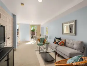 Large 2nd bedroom suite with access to large patio area