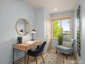Office area on entry level