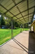Very large covered, back patio.