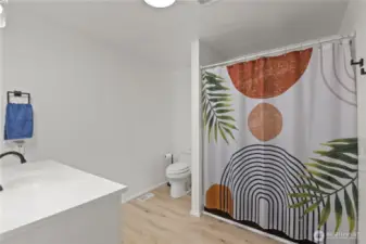 Primary bath with recent updates