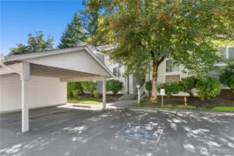 Accessible parking right outside your front door + no-step entry to this ground floor unit equals easy everyday living.