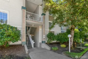 Peaceful, tree-lined entryway leads you home to this ground-floor condo in Klahanie, perfectly situated near the pool, clubhouse, and tennis courts."