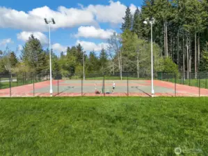 Enjoy Klahanie’s private tennis and pickleball courts, a resident-only amenity perfect for friendly matches, practice sessions, or a quick game in a beautiful Pacific Northwest setting.